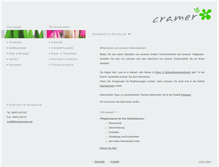 Tablet Screenshot of blumencramer.de